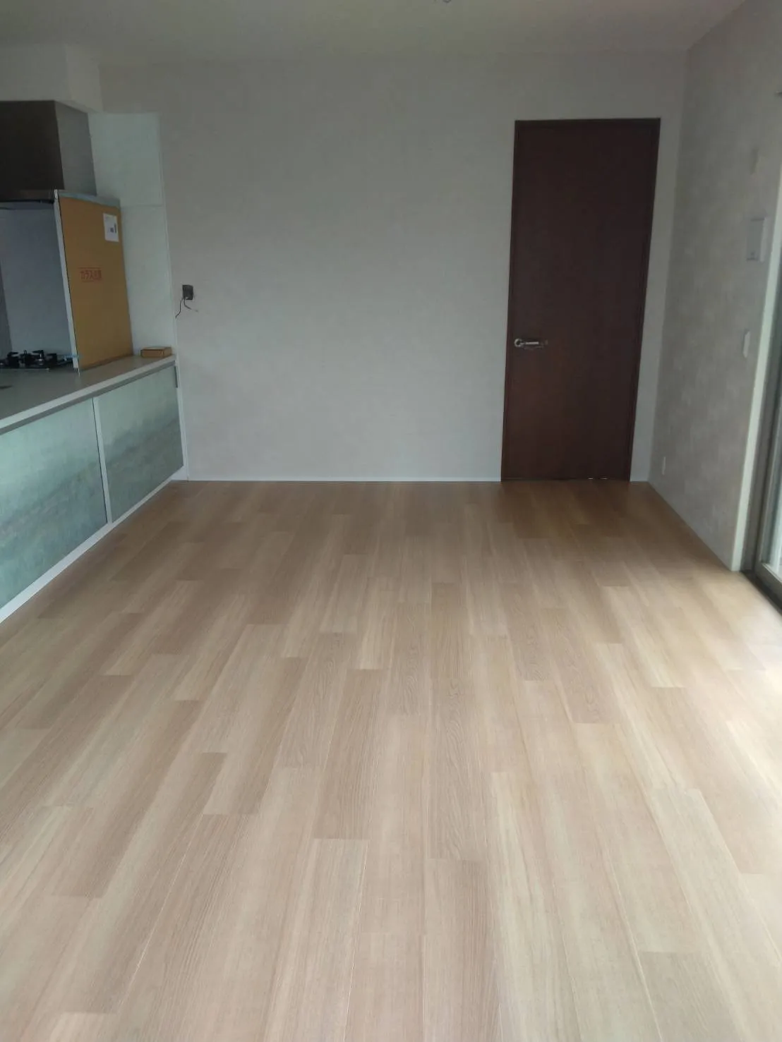 ダイニング床工事